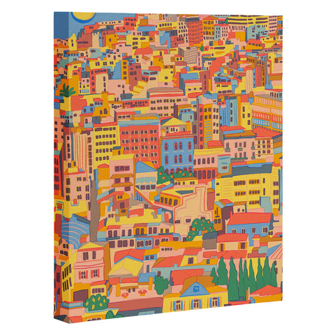 Gigi Rosado City of Athens Art Canvas