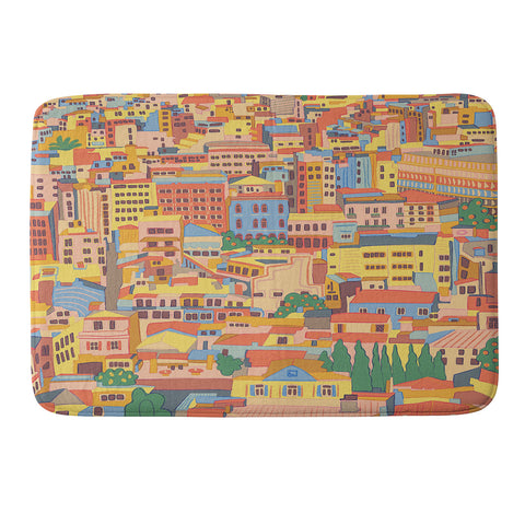 Gigi Rosado City of Athens Memory Foam Bath Mat