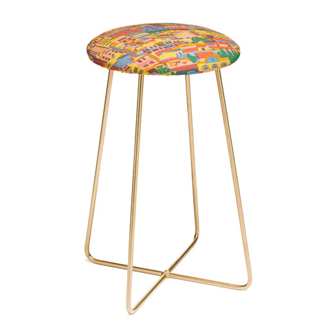 Gigi Rosado City of Athens Counter Stool