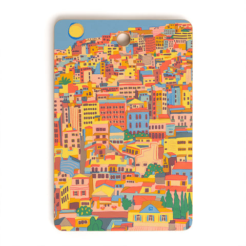 Gigi Rosado City of Athens Cutting Board Rectangle