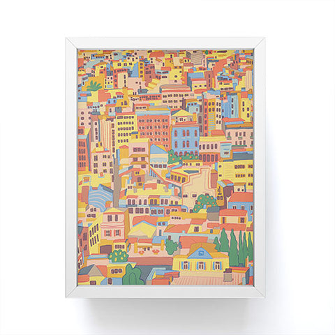 Gigi Rosado City of Athens Framed Mini Art Print