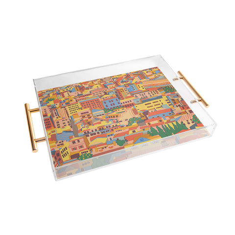 Gigi Rosado City of Athens Acrylic Tray