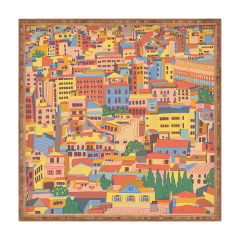 Gigi Rosado City of Athens Square Tray