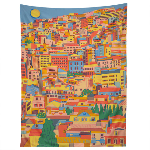 Gigi Rosado City of Athens Tapestry