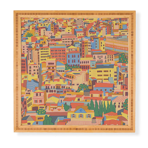 Gigi Rosado City of Athens Framed Wall Art