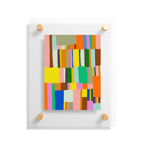 Gigi Rosado Colour play Floating Acrylic Print