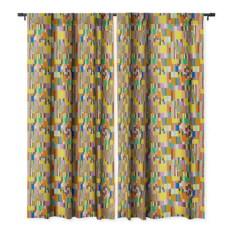 Gigi Rosado Colour play Blackout Window Curtain