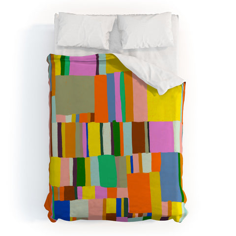Gigi Rosado Colour play Duvet Cover