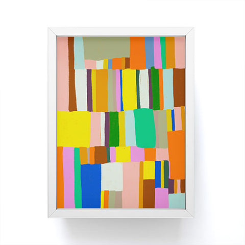 Gigi Rosado Colour play Framed Mini Art Print Square