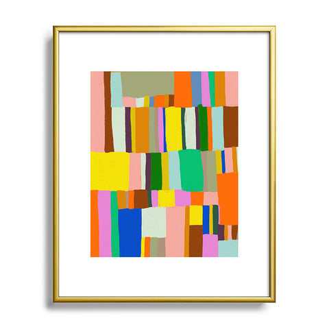 Gigi Rosado Colour play Metal Framed Art Print