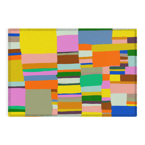Gigi Rosado Colour play Outdoor Rug