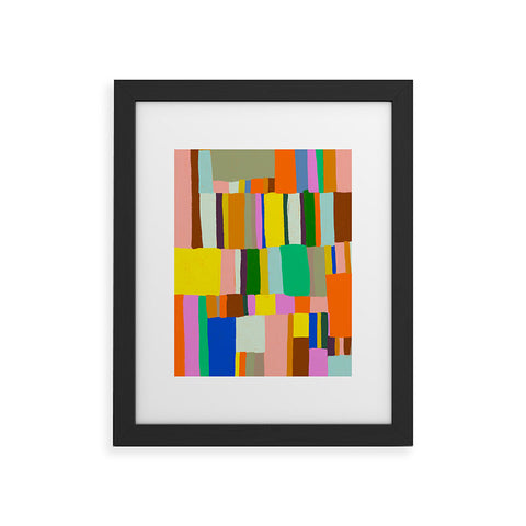 Gigi Rosado Colour play Framed Art Print