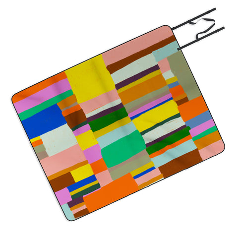 Gigi Rosado Colour play Picnic Blanket