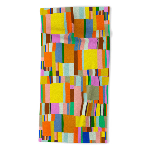 Gigi Rosado Colour play Beach Towel
