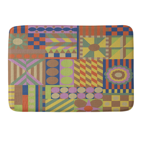 Gigi Rosado Composition 2 Memory Foam Bath Mat