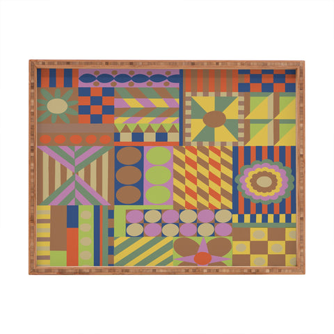 Gigi Rosado Composition 2 Rectangular Tray