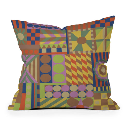 Gigi Rosado Composition 2 Throw Pillow