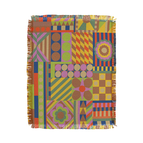 Gigi Rosado Composition 2 Throw Blanket