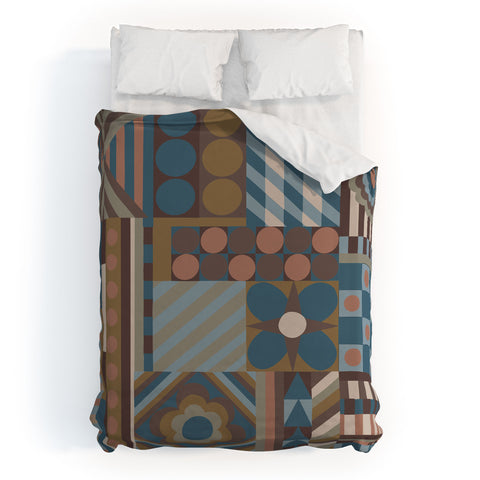 Gigi Rosado Composition 3 Duvet Cover