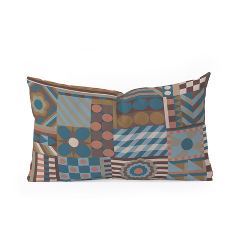 Gigi Rosado Composition 3 Oblong Throw Pillow