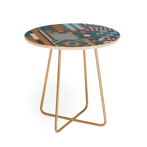 Gigi Rosado Composition 3 Round Side Table