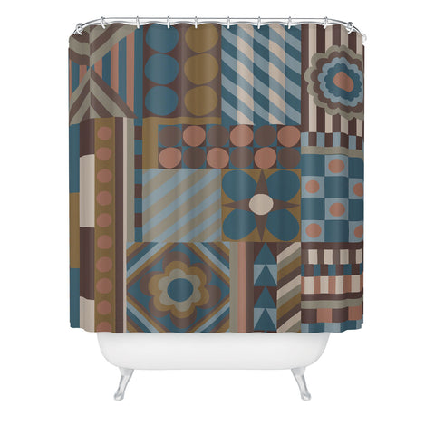 Gigi Rosado Composition 3 Shower Curtain