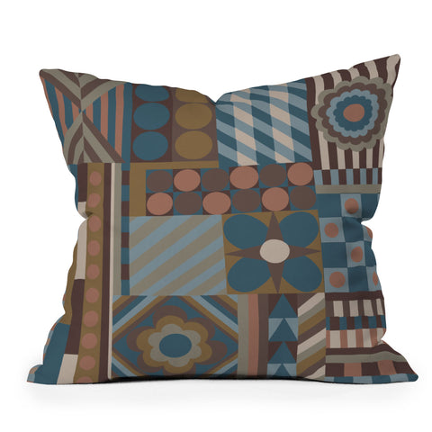 Gigi Rosado Composition 3 Outdoor Throw Pillow