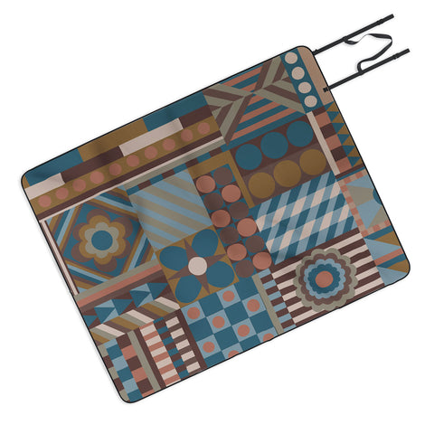 Gigi Rosado Composition 3 Picnic Blanket