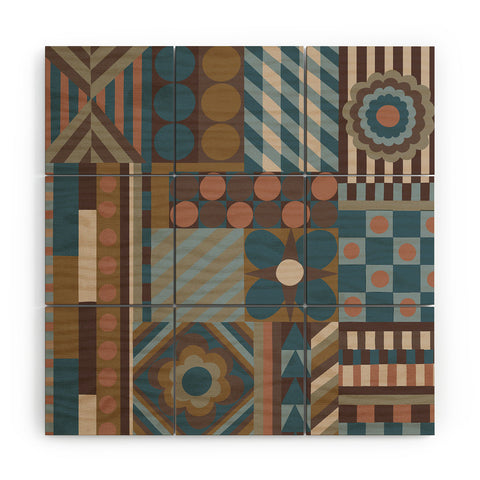 Gigi Rosado Composition 3 Wood Wall Mural