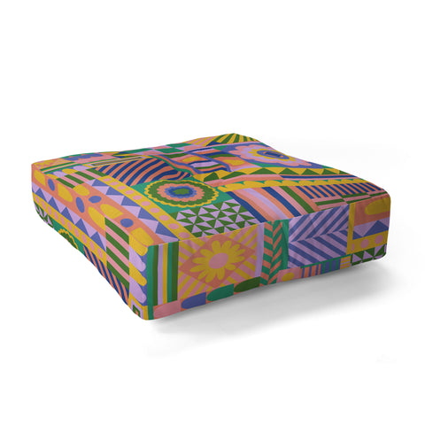 Gigi Rosado Composition Floor Pillow Square