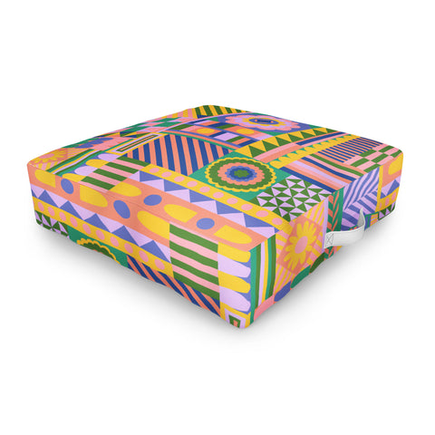 Gigi Rosado Composition Outdoor Floor Cushion