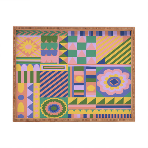 Gigi Rosado Composition Rectangular Tray