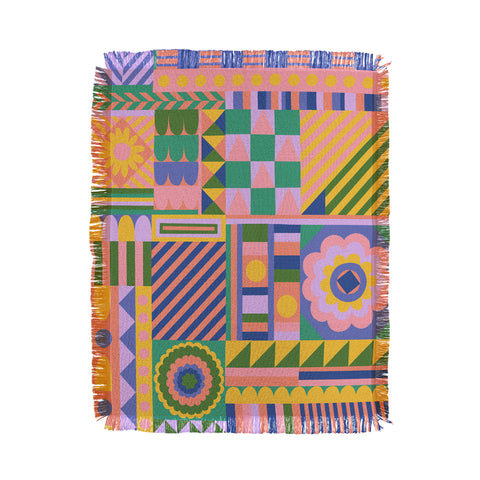 Gigi Rosado Composition Throw Blanket
