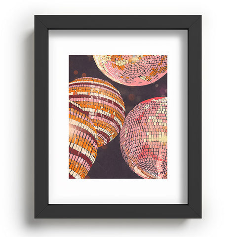 Gigi Rosado Disco balls II Recessed Framing Rectangle