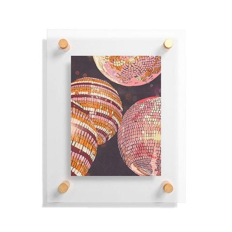 Gigi Rosado Disco balls II Floating Acrylic Print
