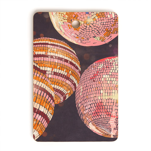 Gigi Rosado Disco balls II Cutting Board Rectangle