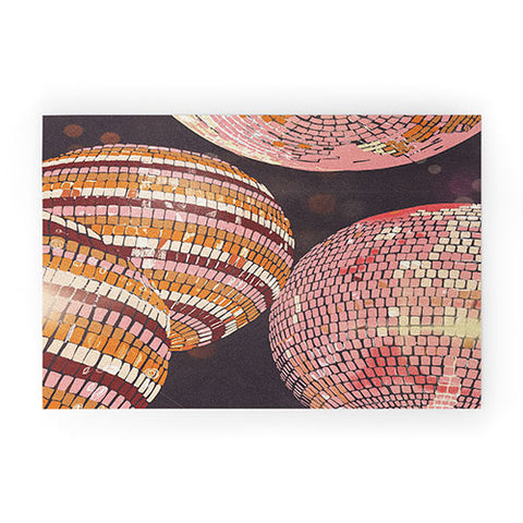 Gigi Rosado Disco balls II Welcome Mat