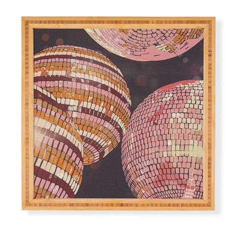 Gigi Rosado Disco balls II Framed Wall Art