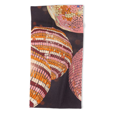 Gigi Rosado Disco balls II Beach Towel