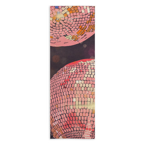 Gigi Rosado Disco balls II Yoga Towel