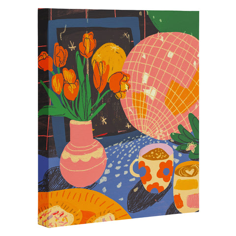 Gigi Rosado Disco night 2 Art Canvas