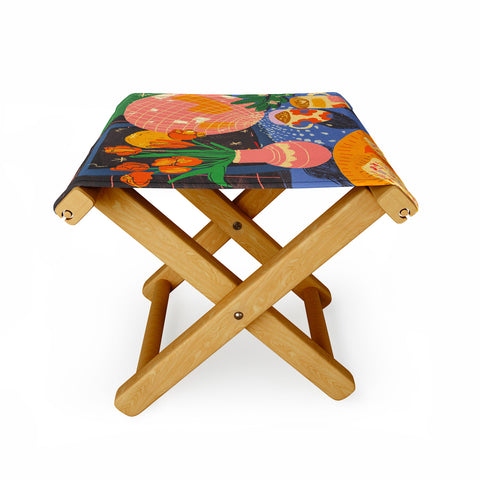 Gigi Rosado Disco night 2 Folding Stool