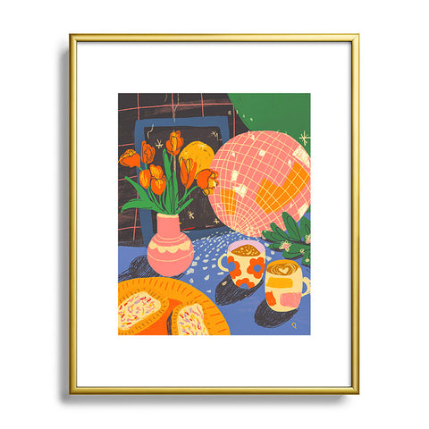 Gigi Rosado Disco night 2 Metal Framed Art Print