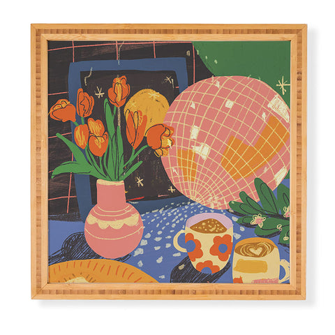 Gigi Rosado Disco night 2 Framed Wall Art