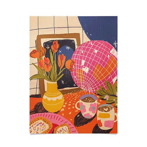 Gigi Rosado Disco night Poster
