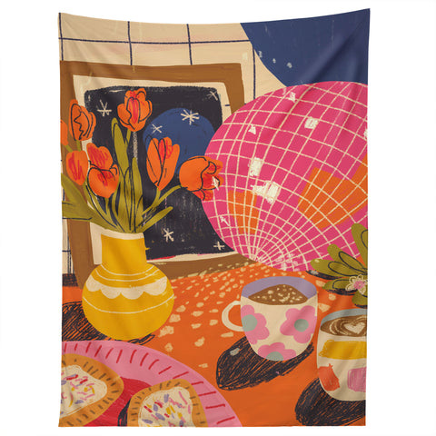 Gigi Rosado Disco night Tapestry