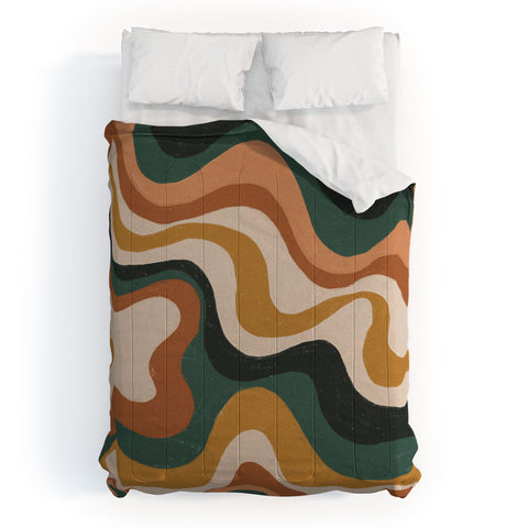 Gigi Rosado Earthy swirls Comforter
