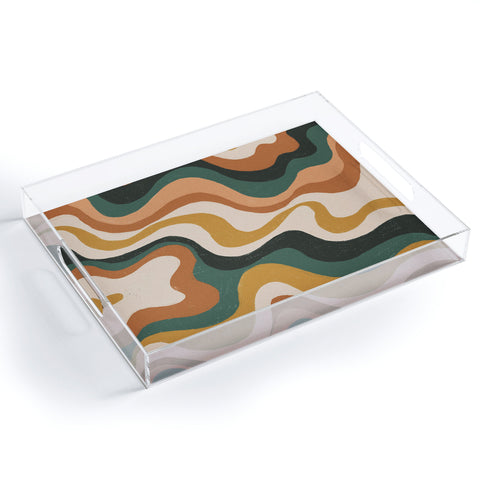 Gigi Rosado Earthy swirls Acrylic Tray