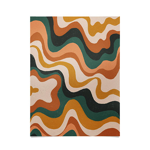 Gigi Rosado Earthy swirls Poster