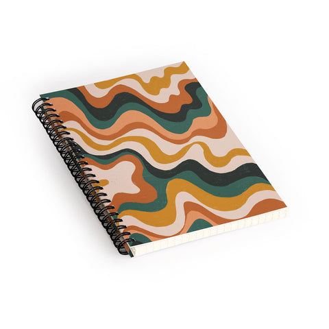 Gigi Rosado Earthy swirls Spiral Notebook